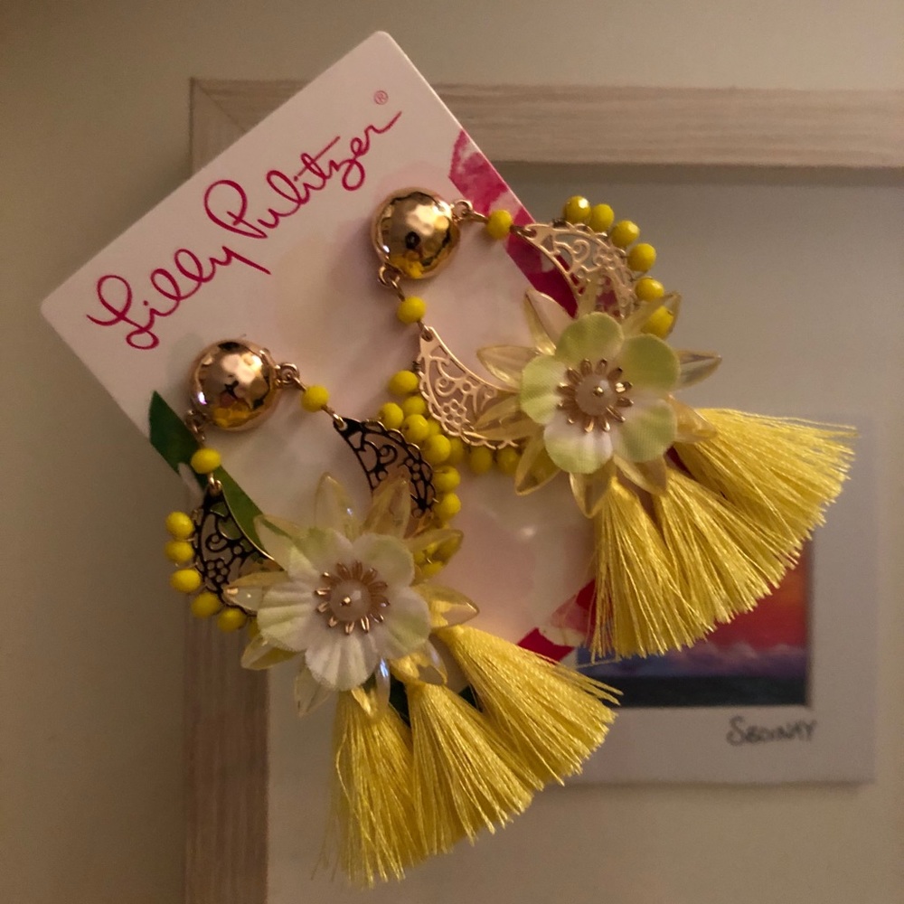 New! Lilly Pulitzer Capri Soleil Earrings